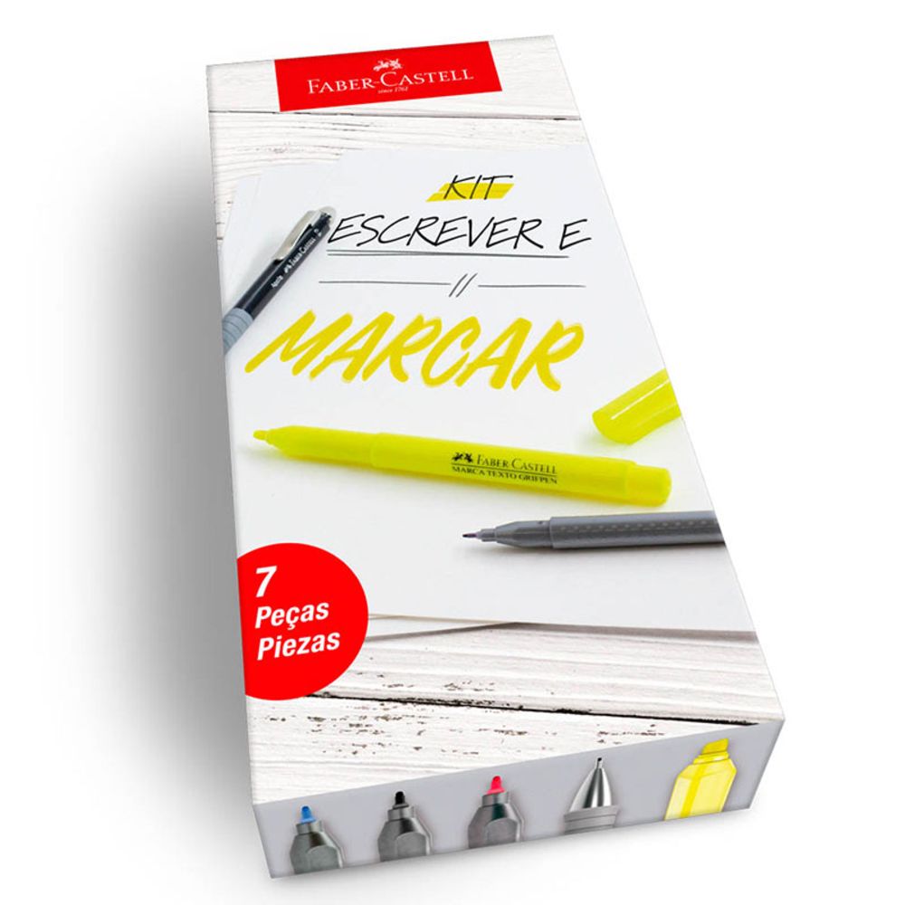 Nivalmix-Kit-Escolar-Escrever-e-Marcar-07-Pecas-Faber-Castell-2377615 Nivalmix-Kit-Escolar-Escrever-e-Marcar-07-Pecas-Faber-Castell-2377615