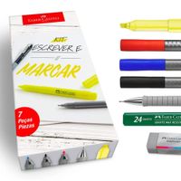 Nivalmix-Kit-Escolar-Escrever-e-Marcar-07-Pecas-Faber-Castell-2377615-2 Nivalmix-Kit-Escolar-Escrever-e-Marcar-07-Pecas-Faber-Castell-2377615-2