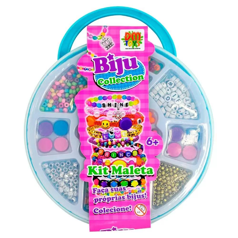 Nivalmix-Biju-Collection-Kit-Maleta-Azul-DM-Toys-2381021-001 Nivalmix-Biju-Collection-Kit-Maleta-Azul-DM-Toys-2381021-001