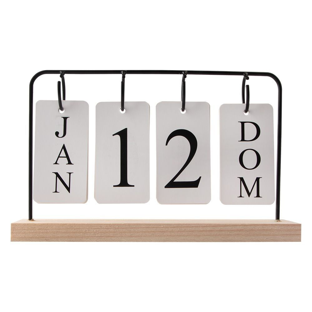 Nivalmix-Calendario-Permanente-26x15x4cm-Preto-Moment-2380423-002 Nivalmix-Calendario-Permanente-26x15x4cm-Preto-Moment-2380423-002