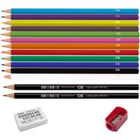 Nivalmix-Kit-Escolar-Lapis-de-Cor-Borracha-Apontador-Lapis-Preto-Cis-2374703-2 Nivalmix-Kit-Escolar-Lapis-de-Cor-Borracha-Apontador-Lapis-Preto-Cis-2374703-2