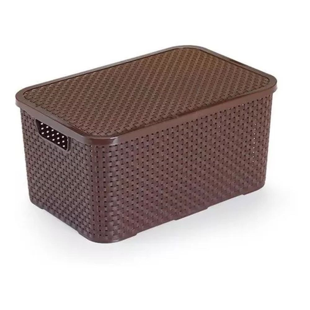 Nivalmix-Caixa-Organizadora-Rattan-15L-CR1820-Marrom-Monte-Libano-1936018-005 Nivalmix-Caixa-Organizadora-Rattan-15L-CR1820-Marrom-Monte-Libano-1936018-005