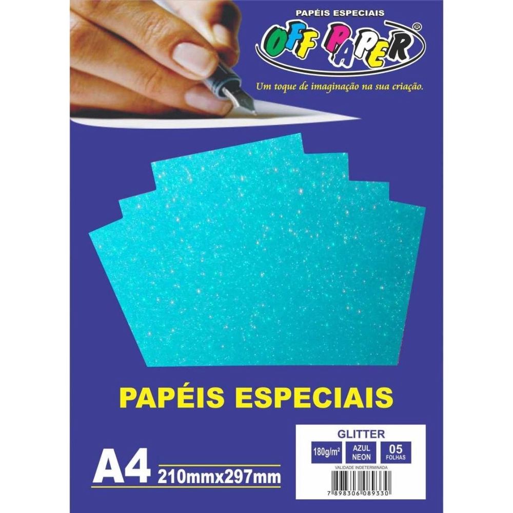 Nivalmix-Papel-Gliter-210x297mm-A4-5-Folhas-180g-Azul-Off-Paper-2381359 Nivalmix-Papel-Gliter-210x297mm-A4-5-Folhas-180g-Azul-Off-Paper-2381359