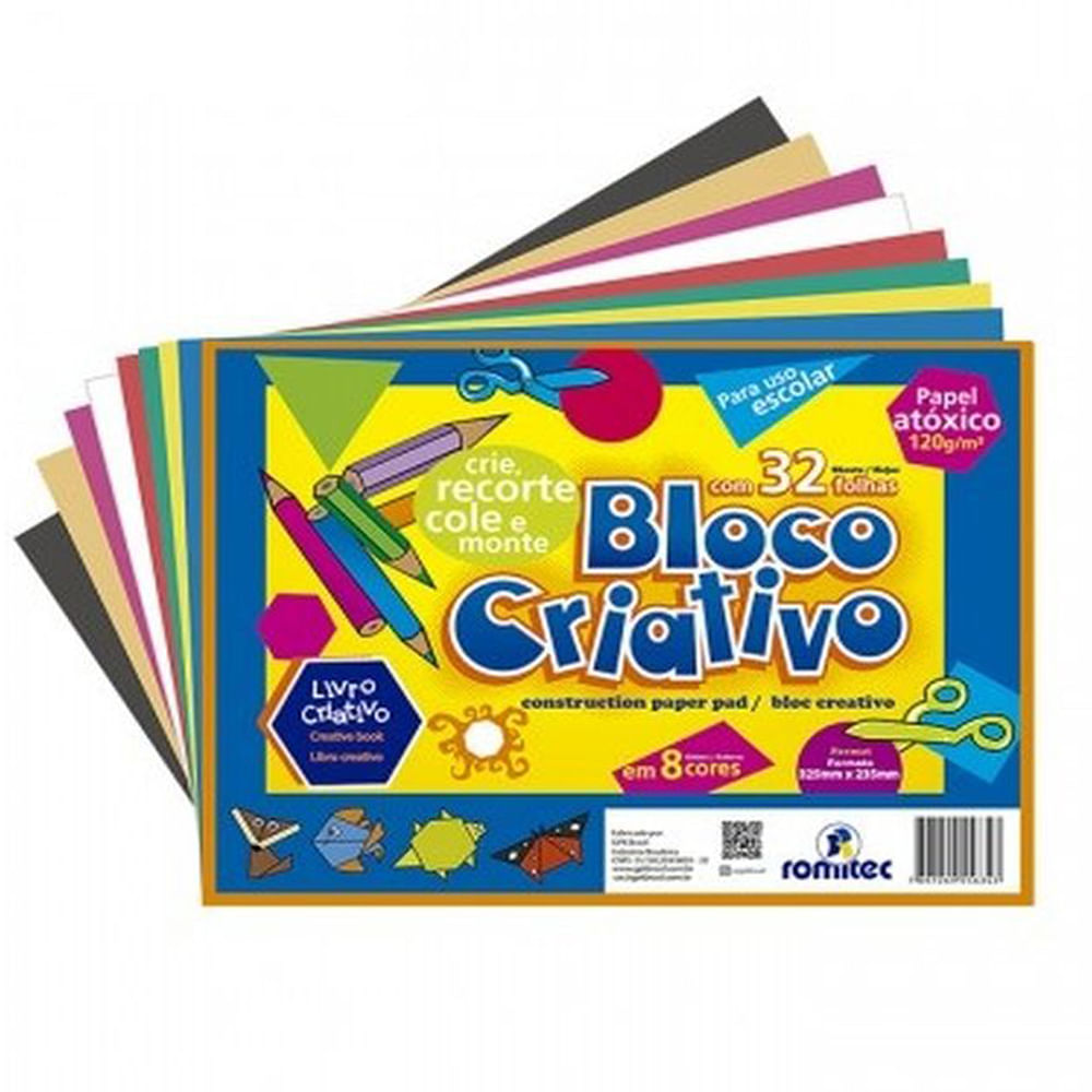 Nivalmix-Livro-Bloco-Criativo-A4-120GR-32-Folhas-5664RL-Romitec-2381450 Nivalmix-Livro-Bloco-Criativo-A4-120GR-32-Folhas-5664RL-Romitec-2381450