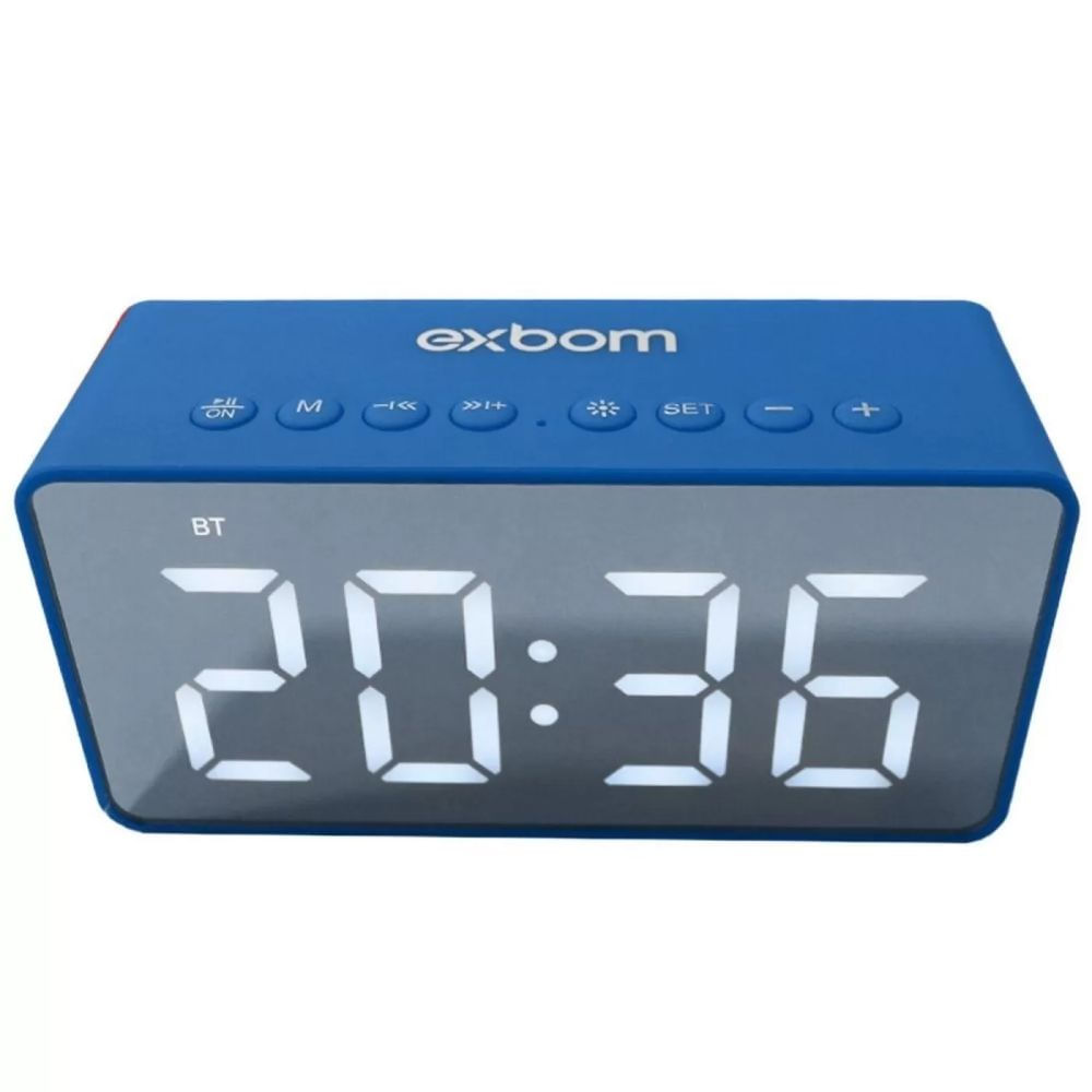 Nivalmix-Caixa-de-Som-Bluetooth-Fm-Relogio-Digital-Azul-Exbom-2276709-003 Nivalmix-Caixa-de-Som-Bluetooth-Fm-Relogio-Digital-Azul-Exbom-2276709-003