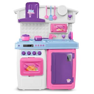 Barbie Chef Cozinha Completa c/ Acessórios - Cotiplás - nivalmix