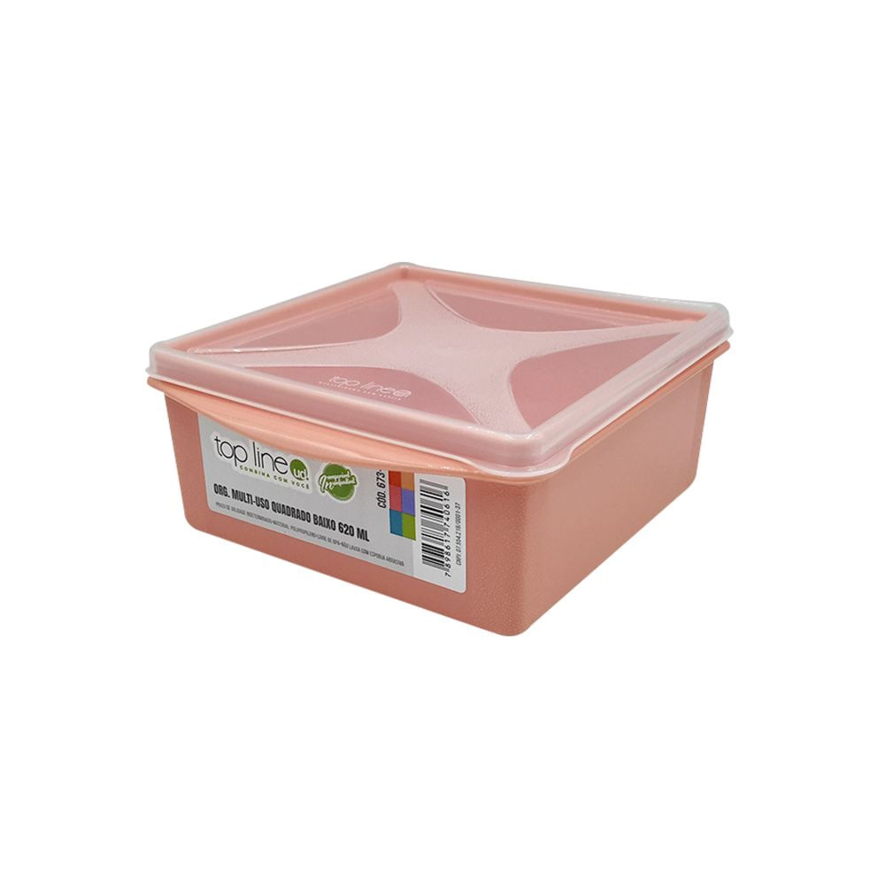 Nivalmix-Organizador-Multiuso-Quadrado-620ML-Rosa-TopLine-2393748-003 Nivalmix-Organizador-Multiuso-Quadrado-620ML-Rosa-TopLine-2393748-003