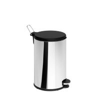 Nivalmix-Lixeira-Inox-c-Pedal-15-Litros-Tampa-Preta-3048-205---Brinox-2390095 Nivalmix-Lixeira-Inox-c-Pedal-15-Litros-Tampa-Preta-3048-205---Brinox-2390095