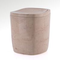 Nivalmix-Lixeira-de-Banheiro-Estilo-Marmore-7L-Bege-Top-Line-2393982-004 Nivalmix-Lixeira-de-Banheiro-Estilo-Marmore-7L-Bege-Top-Line-2393982-004