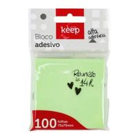 Nivalmix-Bloco-de-Notas-Adesivo-75X75-Verde-100-Folhas-EI018-Keep-2321858 Nivalmix-Bloco-de-Notas-Adesivo-75X75-Verde-100-Folhas-EI018-Keep-2321858