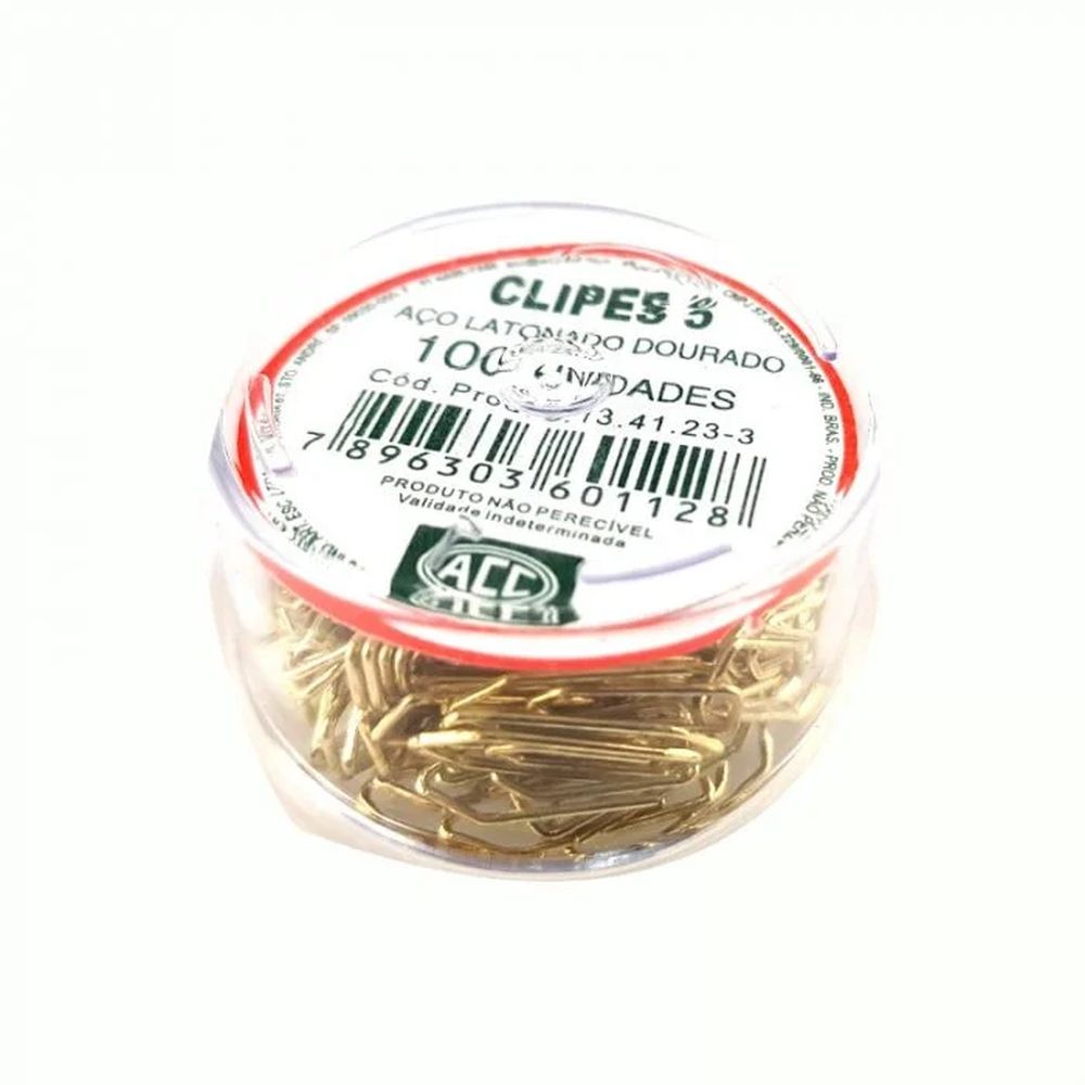 Nivalmix-Clipes-Mini-N°5-Latonado-Dourado-100-Unidades-ACC-184336--2- Nivalmix-Clipes-Mini-N°5-Latonado-Dourado-100-Unidades-ACC-184336--2-