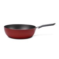 Nivalmix-Frigideira-Wok-Antiaderente-Fun-24CM-23L-Cereja-Brinox-2390199 Nivalmix-Frigideira-Wok-Antiaderente-Fun-24CM-23L-Cereja-Brinox-2390199