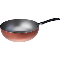 Nivalmix-Frigideira-Wok-Antiaderente-Fun-24CM-23L-Terracota-Brinox-2390212 Nivalmix-Frigideira-Wok-Antiaderente-Fun-24CM-23L-Terracota-Brinox-2390212