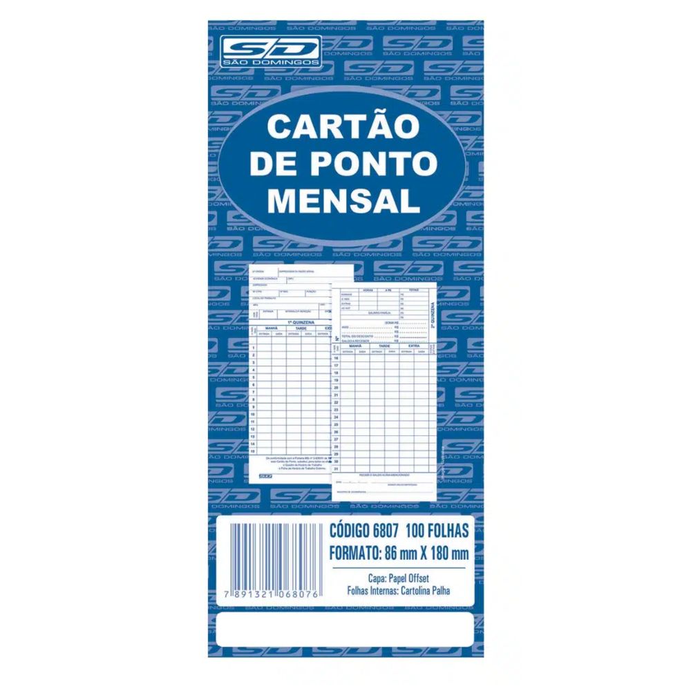 Nivalmix-Cartao-de-Ponto-Mensal-Palha-6807-Sao-Domingos-185077 Nivalmix-Cartao-de-Ponto-Mensal-Palha-6807-Sao-Domingos-185077