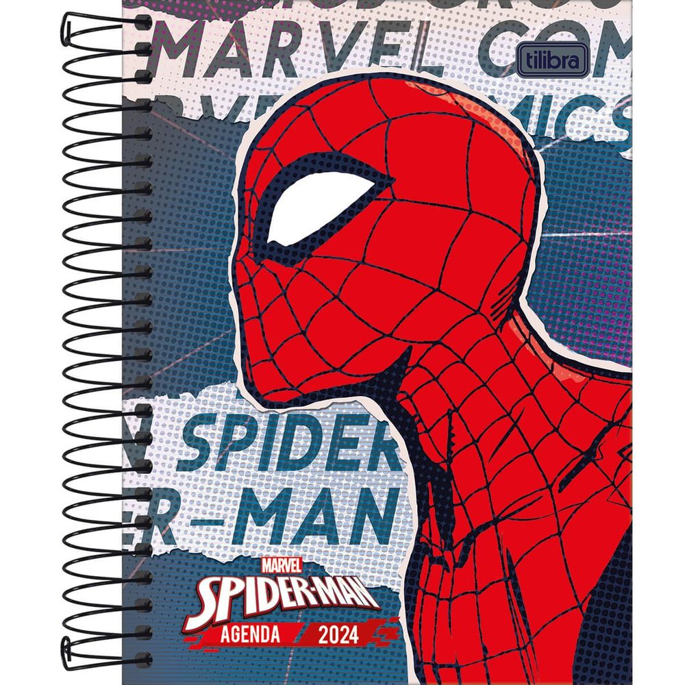 Nivalmix-Agenda-Espiral-Spider-Man-Marvel-176FLS-Capa-2---Tilibra Nivalmix-Agenda-Espiral-Spider-Man-Marvel-176FLS-Capa-2---Tilibra
