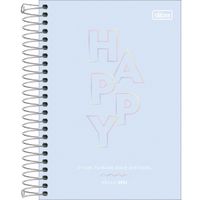 Nivalmix-Agenda-Espiral-Planner-Happy-Azul-80-Folhas---Tilibra