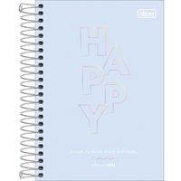 Nivalmix-Agenda-Espiral-Planner-Happy-Azul-80-Folhas---Tilibra