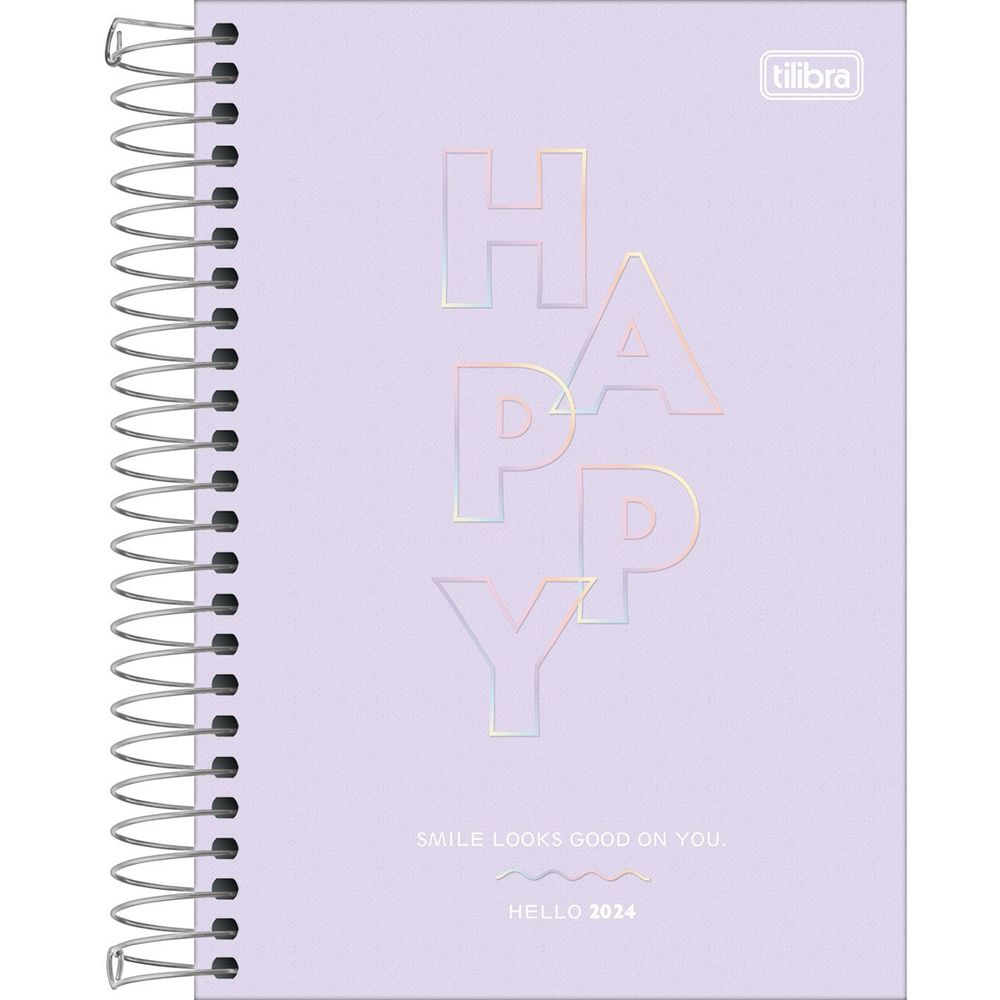 Nivalmix-Agenda-Espiral-Planner-Happy-Lilas-80-Folhas---Tilibra Nivalmix-Agenda-Espiral-Planner-Happy-Lilas-80-Folhas---Tilibra