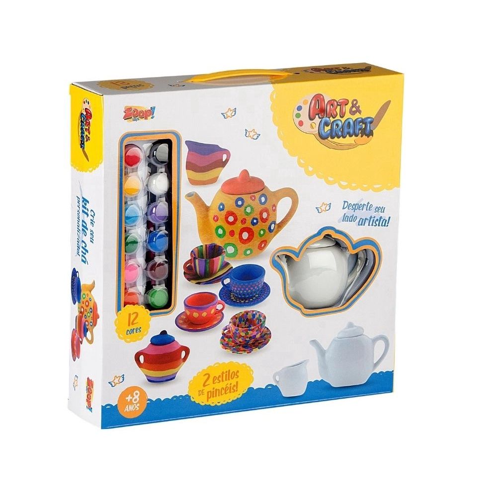 Kit Conjunto De Chá Com 13 Peças Brinquedo Infantil - Compre Agora