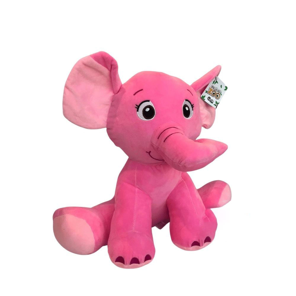 Nivalmix-Bicho-de-Pelucia-Zoo-35cm-Elefante-Rosa---Unik-Toys-2391460 Nivalmix-Bicho-de-Pelucia-Zoo-35cm-Elefante-Rosa---Unik-Toys-2391460