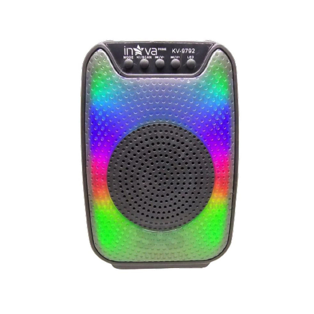 Mini Caixa De Som Bluetooth 6W Rádio FM/USB KV-9792 - Inova - Nivalmix