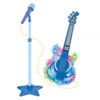 Nivalmix-Guitarra-e-Microfone-Infantil-com-Som-Luz-Azul---WellKids-2418006--2-