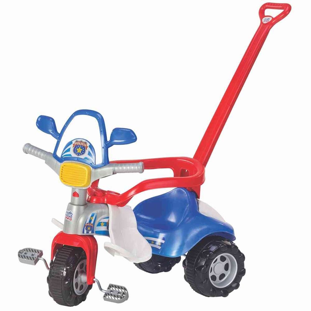 Nivalmix-Triciclo-Empurrar-e-Pedal-Police-Car-2715-Magic-Toys-2416927 Nivalmix-Triciclo-Empurrar-e-Pedal-Police-Car-2715-Magic-Toys-2416927