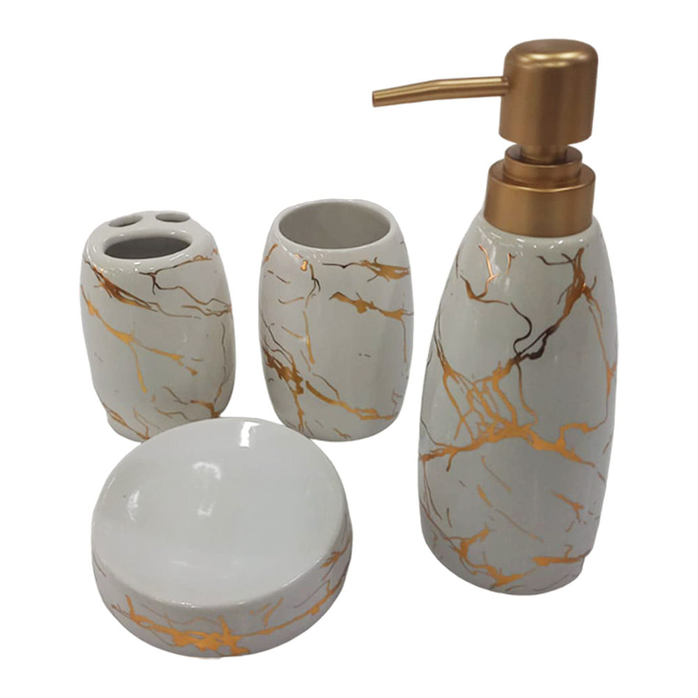 Nivalmix-Kit-Bancada-de-Banheiro-Ceramica-4-Pecas-Branco---Quanhe Nivalmix-Kit-Bancada-de-Banheiro-Ceramica-4-Pecas-Branco---Quanhe