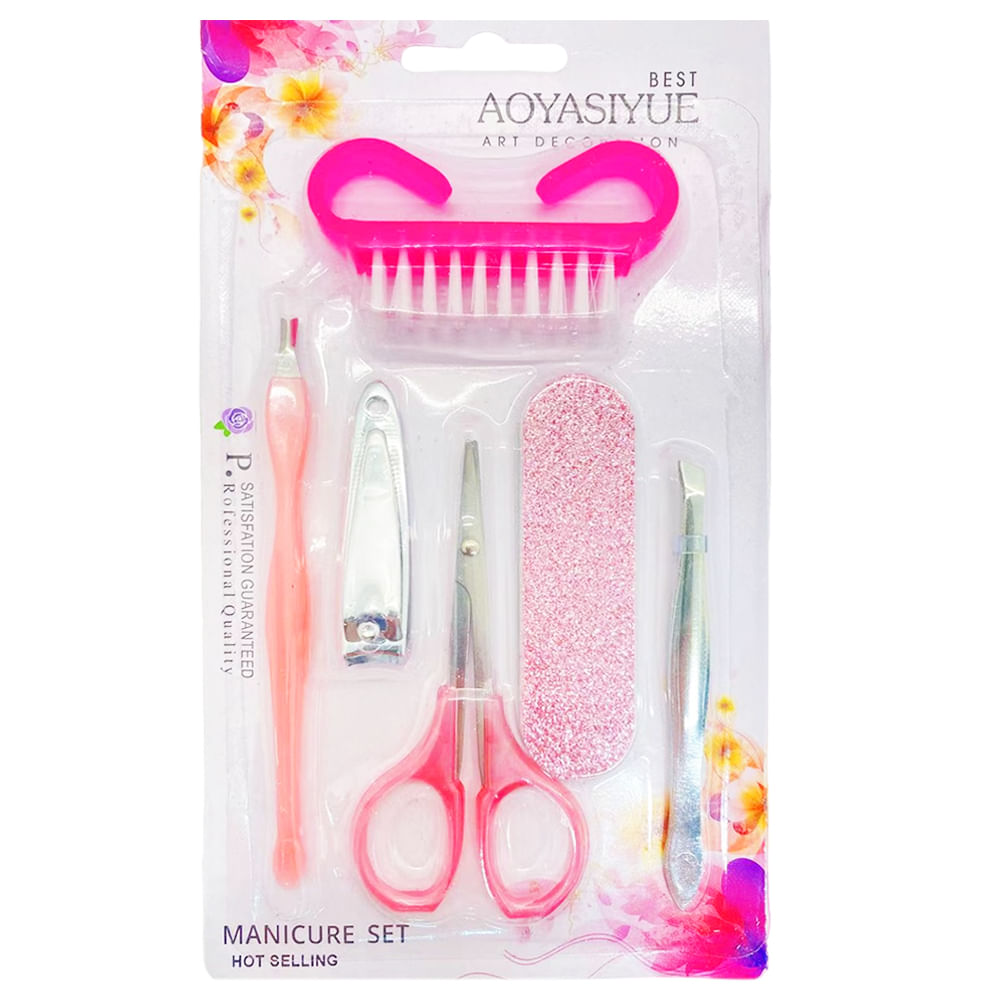 Nivalmix-Kit-Manicure-6-Pecas-Cor-Rosa---Quanhe-2402978-001 Nivalmix-Kit-Manicure-6-Pecas-Cor-Rosa---Quanhe-2402978-001