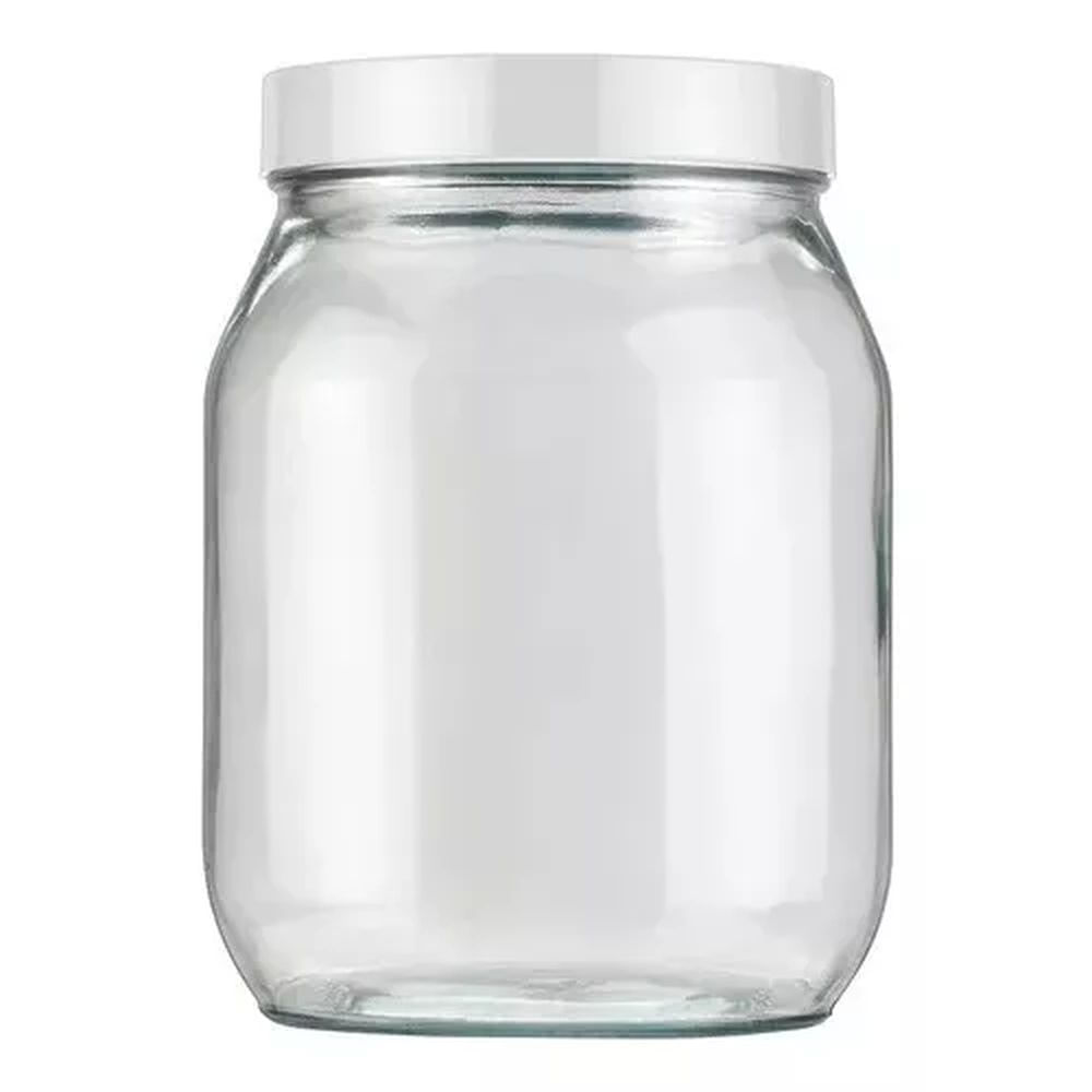 Nivalmix-Pote-Vidro-Liso-com-Tampa-25L-Branco---Invicta-2425013-003 Nivalmix-Pote-Vidro-Liso-com-Tampa-25L-Branco---Invicta-2425013-003