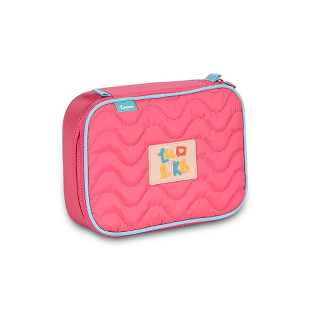 Estojo-Escolar-Luluca-Lu-Like-Box-Soft-Matelasse-Rosa-Clio-2405188-003 Estojo-Escolar-Luluca-Lu-Like-Box-Soft-Matelasse-Rosa-Clio-2405188-003