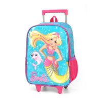 Nivalmix-Mochila-Escolar-de-Rodinhas-Barbie-Sereia-VerdeRosa-Luxcel-2414457-01