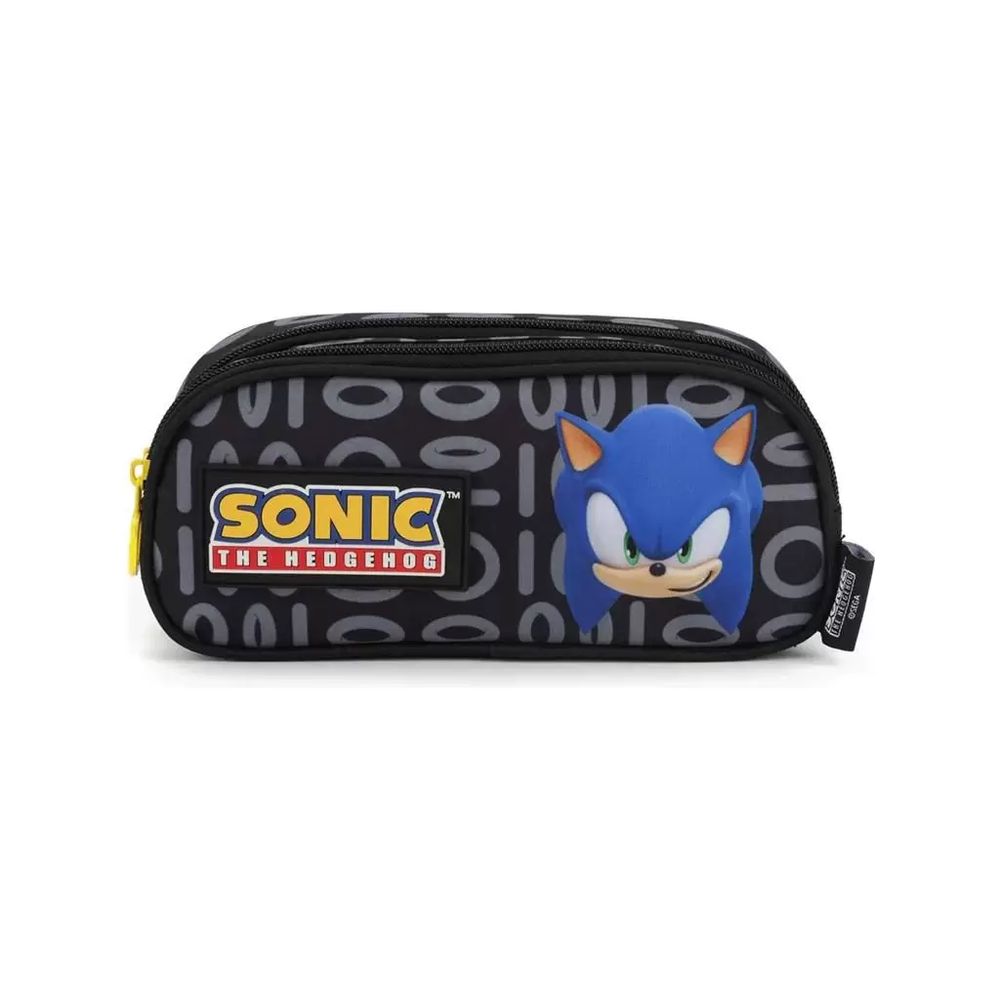 Nivalmix-Estojo-Escolar-Duplo-Sonic-Preto-ET46965SO-Luxcel1 Nivalmix-Estojo-Escolar-Duplo-Sonic-Preto-ET46965SO-Luxcel1