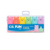 Nivalmix-Marca-Texto-Fun-mini-com-6-cores-pastel-Cis1Resultado Nivalmix-Marca-Texto-Fun-mini-com-6-cores-pastel-Cis1Resultado