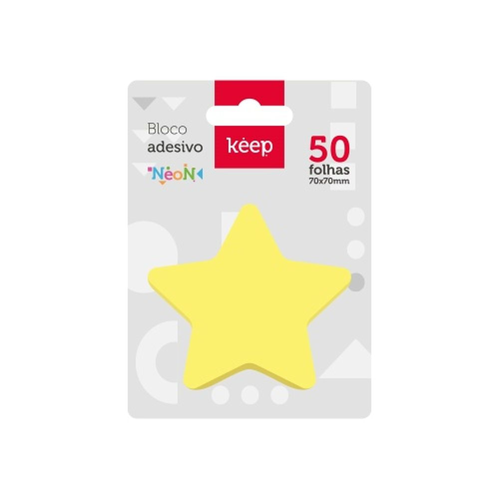 Nivalmix-Bloco-Adesivo-Estrela-70x70mm-Amarelo-Neon-50fls-EI026Resultado Nivalmix-Bloco-Adesivo-Estrela-70x70mm-Amarelo-Neon-50fls-EI026Resultado