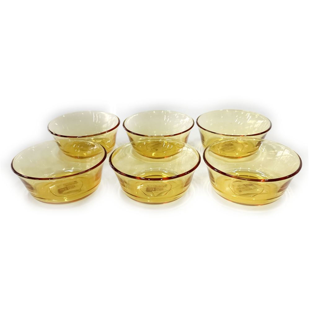 Nivalmix-Jogo-de-Tigela-Bowl-6-Pecas-11-5x5cm-Vidro-Ambar-Quanhe-2400521 Nivalmix-Jogo-de-Tigela-Bowl-6-Pecas-11-5x5cm-Vidro-Ambar-Quanhe-2400521
