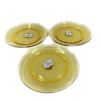 Nivalmix-Jogo-de-Prato-Raso-23cm-3-Pecas-Vidro-Ambar-Quanhe-2400456a Nivalmix-Jogo-de-Prato-Raso-23cm-3-Pecas-Vidro-Ambar-Quanhe-2400456a