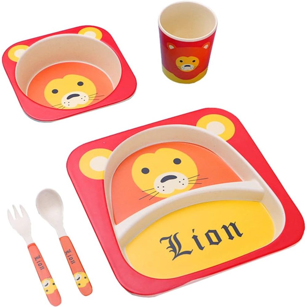 Nivalmix-Kit-Refeicao-Infantil-5PCS-Leao-Quanhe-2146774-023 Nivalmix-Kit-Refeicao-Infantil-5PCS-Leao-Quanhe-2146774-023