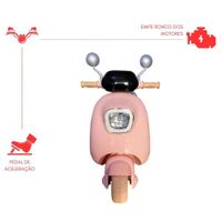 Nivalmix-Moto-Eletrica-Scooter-Lemn-6V-Rosa-Infantil-1246-Bang-Toys-2437129-3 Nivalmix-Moto-Eletrica-Scooter-Lemn-6V-Rosa-Infantil-1246-Bang-Toys-2437129-3