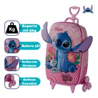 Nivalmix-Mala-Infantil-3D-Stitch-Rosa-Roda-360-graus-Tripla-Maxtoy-2456005-3 Nivalmix-Mala-Infantil-3D-Stitch-Rosa-Roda-360-graus-Tripla-Maxtoy-2456005-3