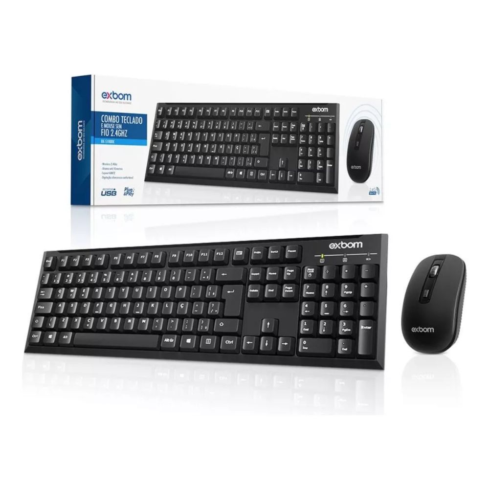 Nivalmix-Kit-Teclado-e-Mouse-sem-Fio-BK-S1000K-4366-Preto-Exbom-2453353-1 Nivalmix-Kit-Teclado-e-Mouse-sem-Fio-BK-S1000K-4366-Preto-Exbom-2453353-1