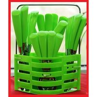 Nivalmix-Conjunto-de-Talheres-com-Dispenser-24-Pecas-Verde-Jiale-2260732-004-4 Nivalmix-Conjunto-de-Talheres-com-Dispenser-24-Pecas-Verde-Jiale-2260732-004-4