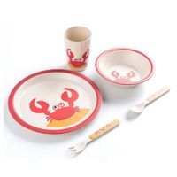 Nivalmix-Kit-Refeicao-5Pcs-Infantil-Bambo-N239547-7-Caranguejo-Quanhe-2395477-005-1