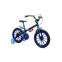 Nivalmix-Bicicleta-Aro-16-Tech-Boys-6-com-Rodinhas-AzulPreta-Nathor-2464884-2