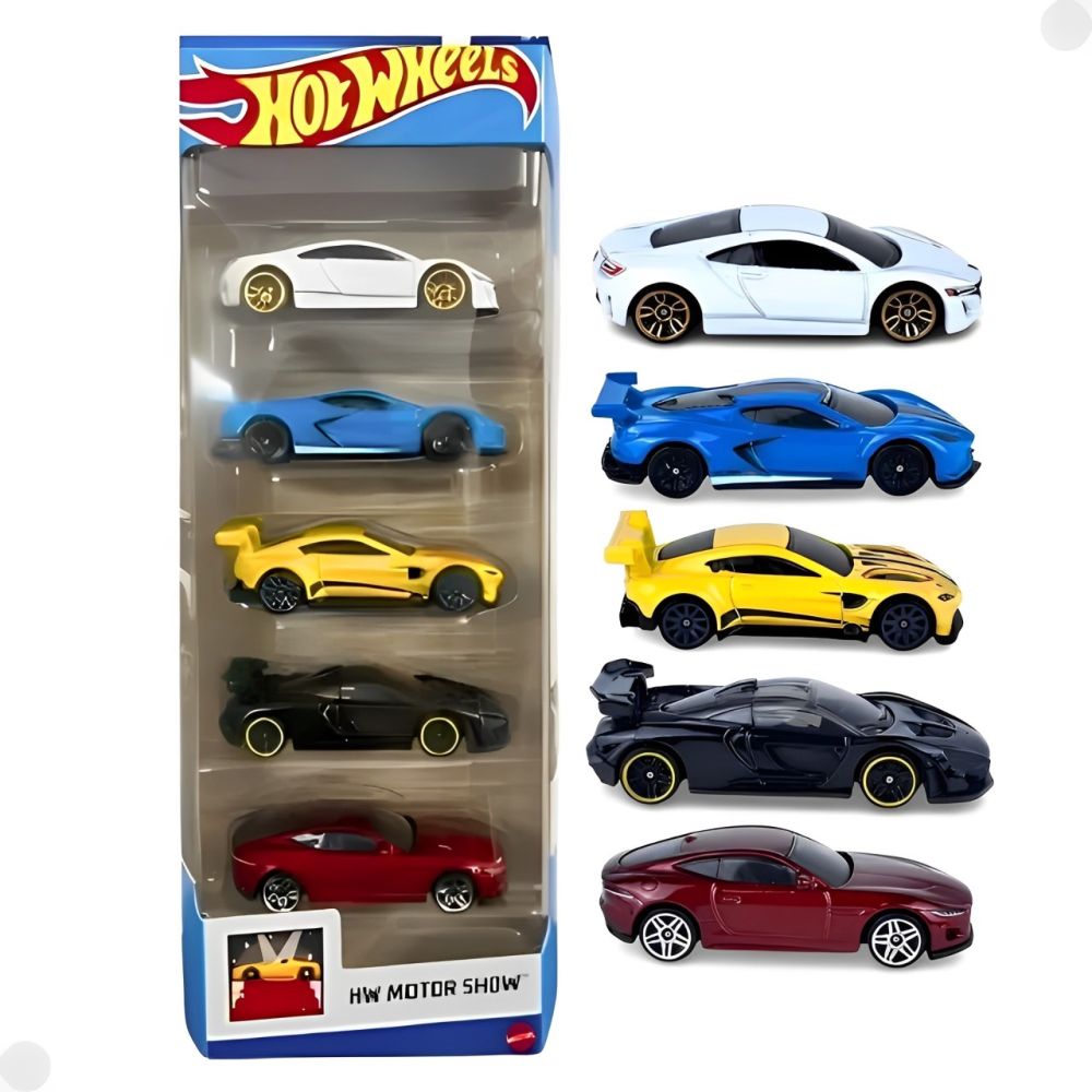 Nivalmix-Carrinhos-Hot-Wheels-HW-Motor-Show-1806-com-5-Carros-Mattel-682670-020-1 Nivalmix-Carrinhos-Hot-Wheels-HW-Motor-Show-1806-com-5-Carros-Mattel-682670-020-1