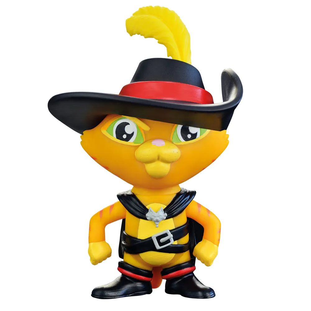 Boneco Gato de Botas Colecionável - Lider Brinquedos - nivalmix