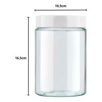 Pote-de-Vidro-Liso-Redondo-1100-ML-Com-Tampa-Branca-Allmix-2463324-2