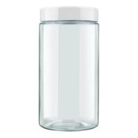 Pote-de-Vidro-Liso-Redondo-1100-ML-Com-Tampa-Branca-Allmix-2463324-3 Pote-de-Vidro-Liso-Redondo-1100-ML-Com-Tampa-Branca-Allmix-2463324-3