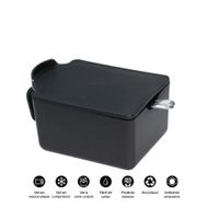 Nivalmix-Acucareiro-Elegance-250-ml-Preto-com-Colher-Micromax-2456785-2 Nivalmix-Acucareiro-Elegance-250-ml-Preto-com-Colher-Micromax-2456785-2