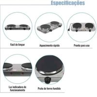 Nivalmix-Fogareiro-Eletrico2000w-2-Bocas-110v-CK6627-Clink-2453769-6 Nivalmix-Fogareiro-Eletrico2000w-2-Bocas-110v-CK6627-Clink-2453769-6